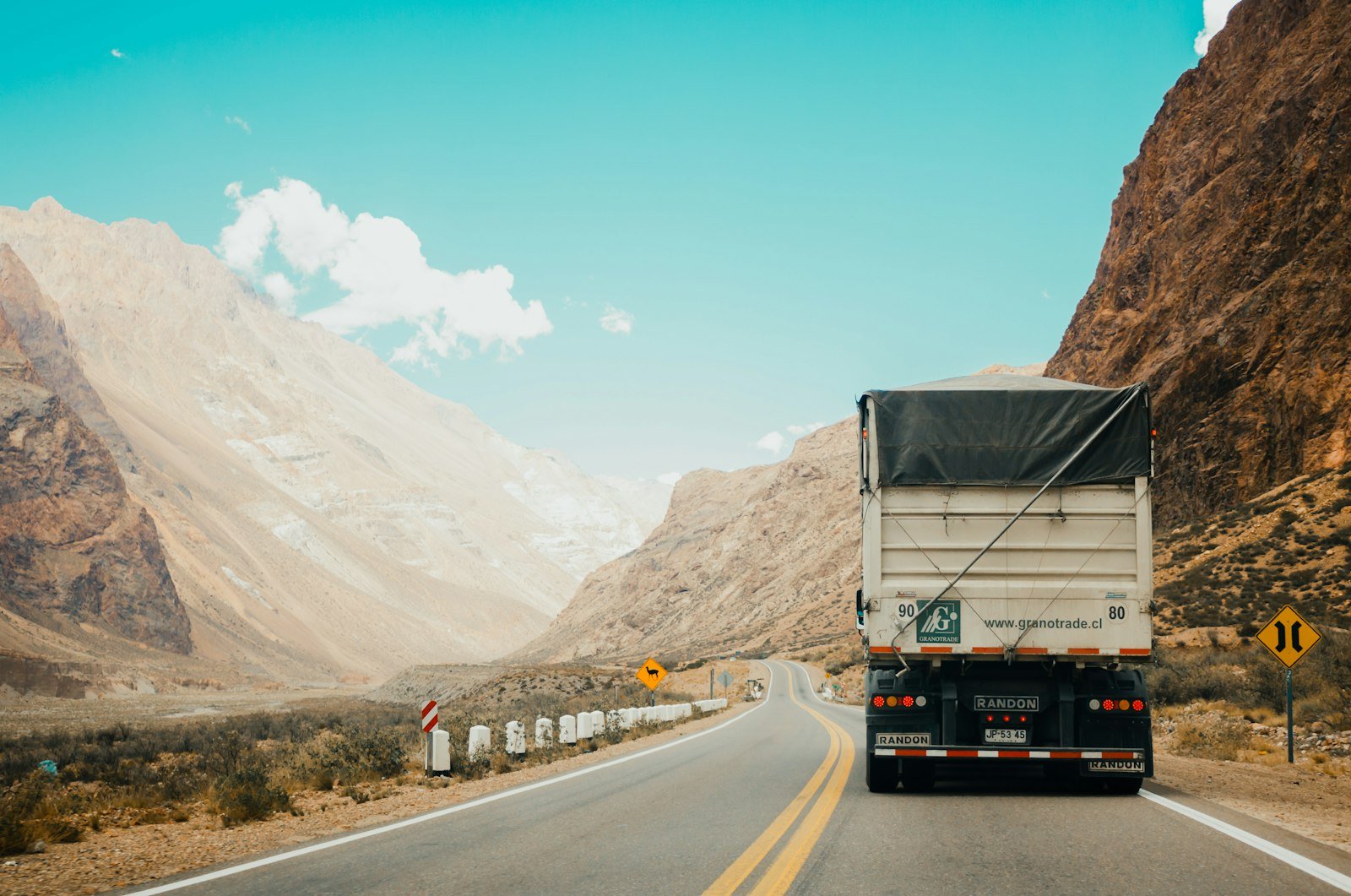 Class 8 trucks on the road