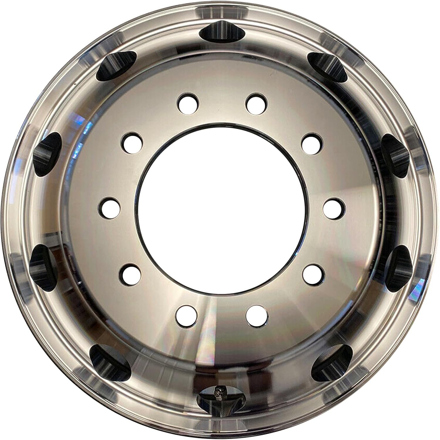 22.5 x 8.25 Aluminum Wheel Hub Piloted 10 Holes