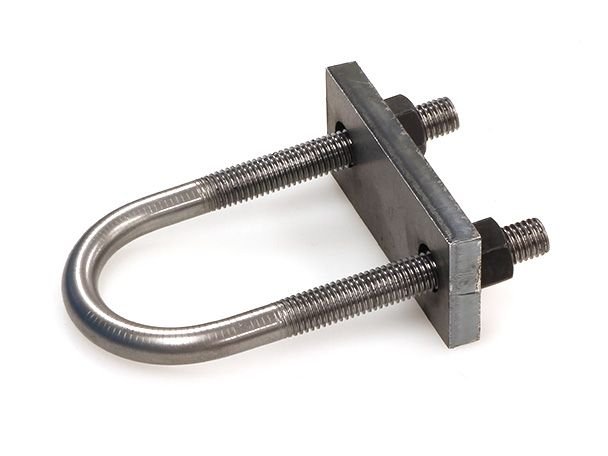 Standard U-Bolt Clamp Single, round band Inch :5''