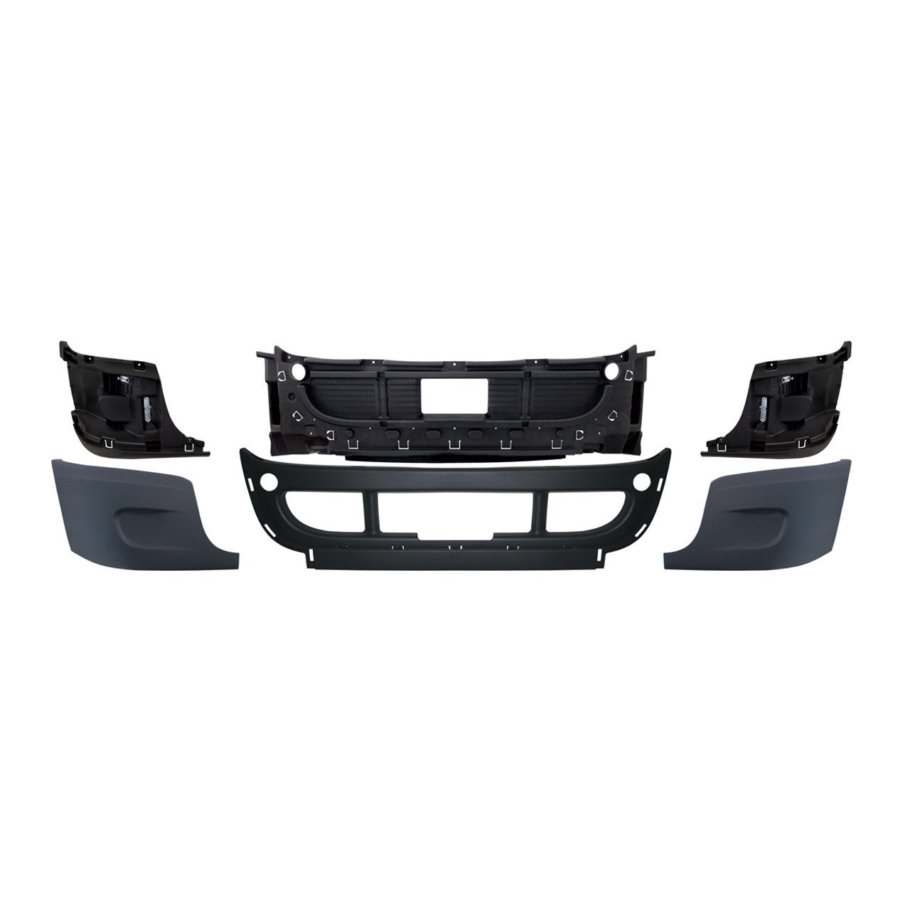 Front Bumper (Outer W/O) Fog Light Cutout Freightliner Cascadia 2004-2016 Left Side