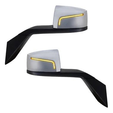 LH Hood Mirror Black Volvo VNL 2004-2016