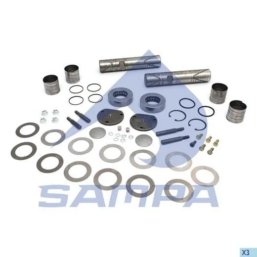 500.881 King Pin Kit, Axle Steering Knuckle