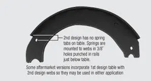 4726-E2 New Steel Brake Shoe or Brake Shoe Kit